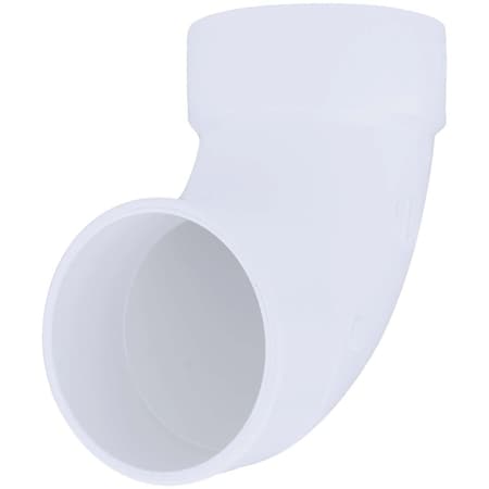Charlotte Pipe And Foundry 4 In. Schedule 40 90 Deg. DWV PVC Street Elbow 1/4 Bend PVC 00302  1400HA